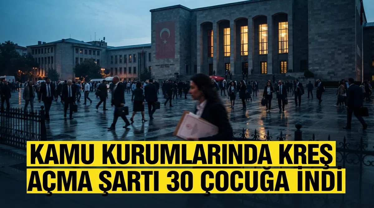 Kamu Kurumlarında Kreş Açma Şartı 30 Çocuğa İndi