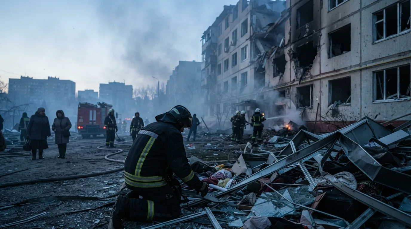 Kiev'de Korkunç Gece: Rusya'nın Yoğun Hava Saldırısında En Az 21 Can Kaybı