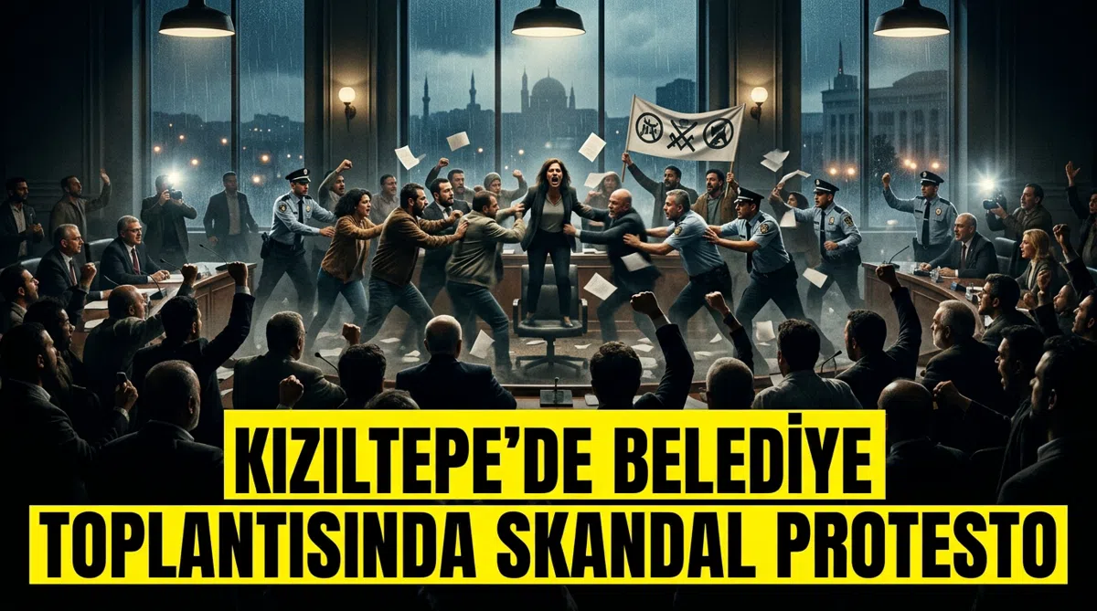 Kızıltepe’de belediye toplantısında skandal: Yumurta yağmuru