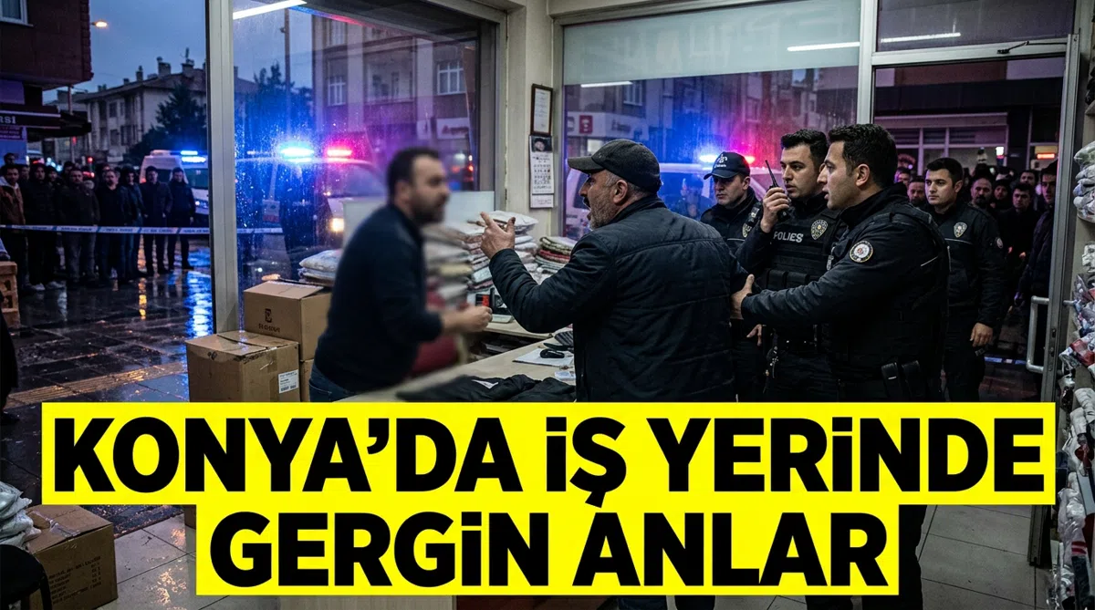 Konya'da kuyumcuya silahla saldırı