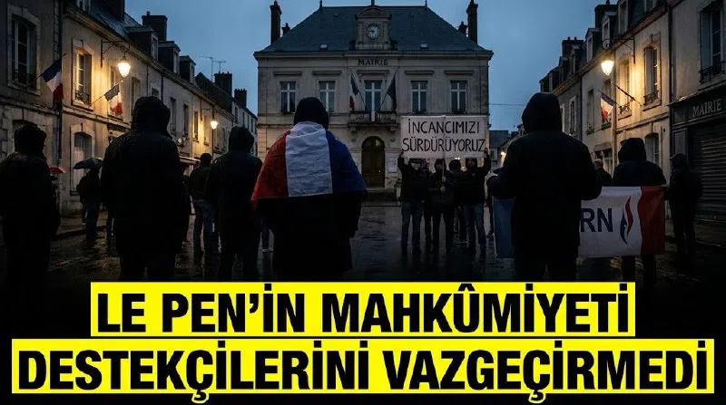 Le Pen’in mahkûmiyeti destekçilerini vazgeçirmedi