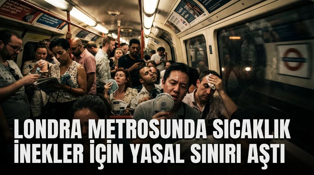 Londra metrosunda sıcaklık inekler için yasal sınırı aştı