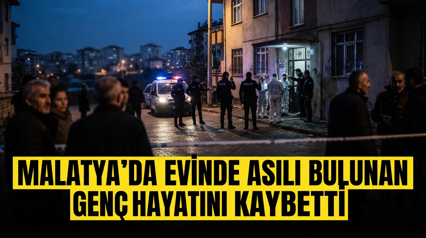 Malatya'da Evinde Asılı Bulunan Genç Hayatını Kaybetti
