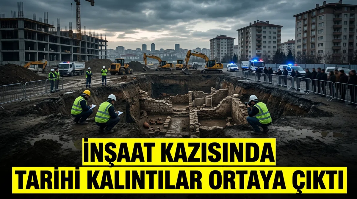 Malatya Hekimhan'da inşaat kazısında insan kemikleri ve 2 kafatası ortaya çıktı