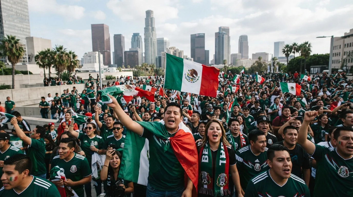 Meksika Milli Takımı, Los Angeles'taki Taraftarların Gözdesi
