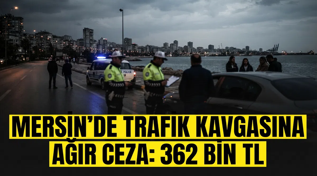 Mersin'de Trafik Kavgasına Ağır Ceza: 362 Bin TL