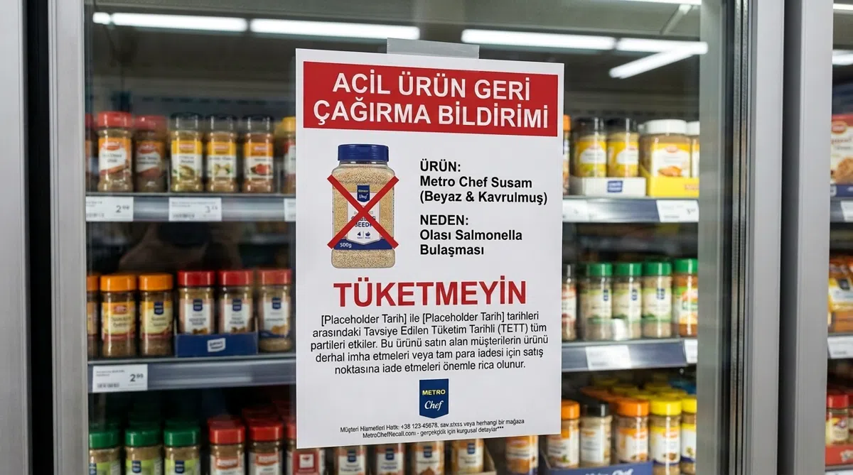 Metro Chef Susam Tohumları Raflardan Toplatılıyor: Tüketmeyin