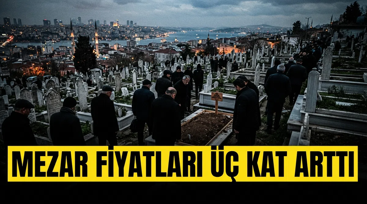 Mezar fiyatları üç kat arttı