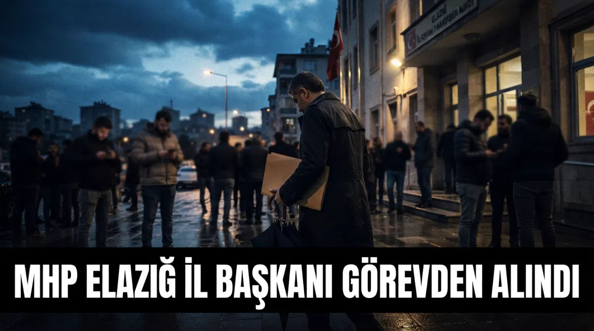 MHP Elazığ İl Başkanı görevden alındı