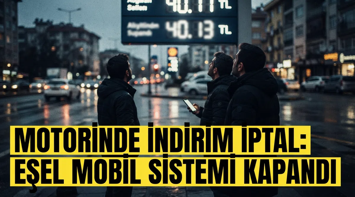 Motorinde indirim iptal: Eşel mobil sistemi kapandı