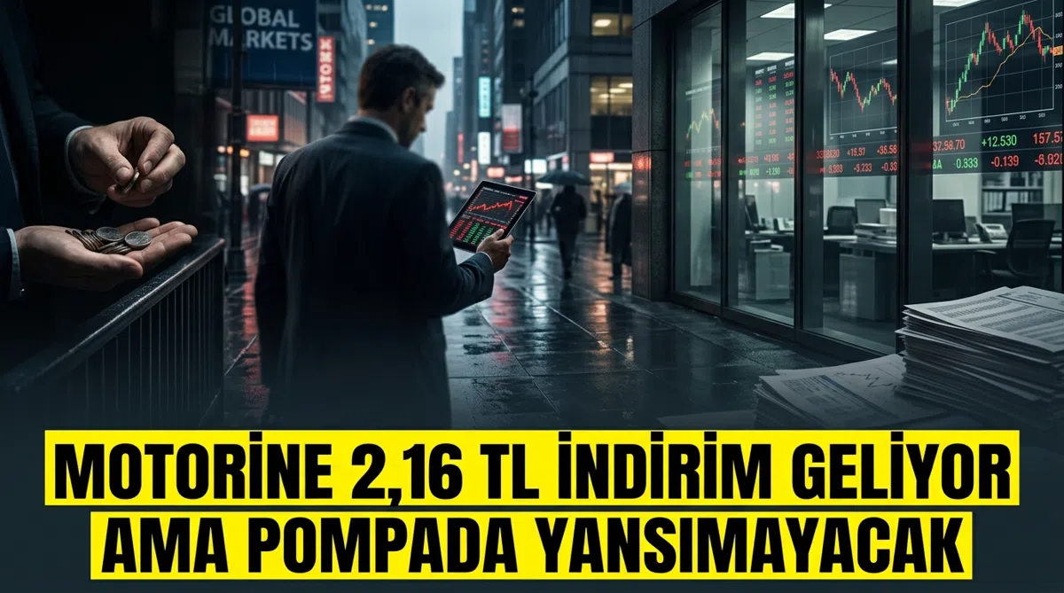 Motorine 2,16 TL indirim geliyor ama pompada yansımayacak