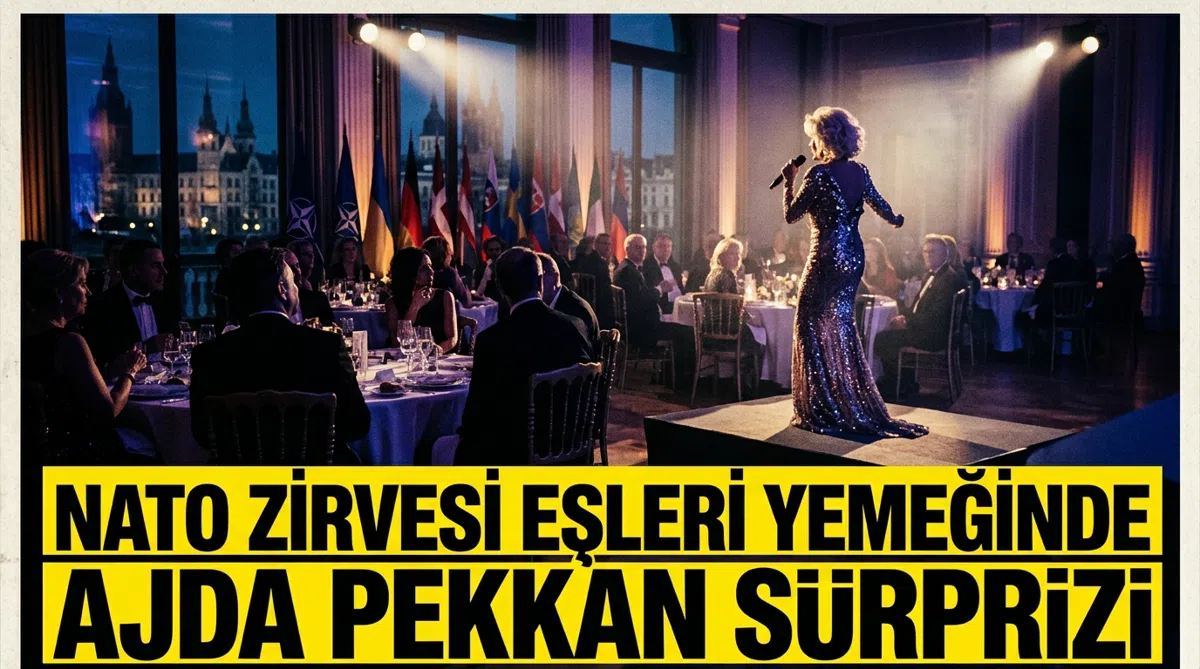 NATO Zirvesi Eşleri Yemeğinde Ajda Pekkan Sürprizi
