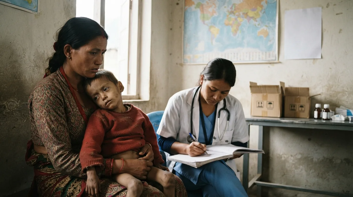 Nepal'de Çocuk Yetersiz Beslenmesi Alarm Veriyor: USAID Fon Kesintisi Etkisi