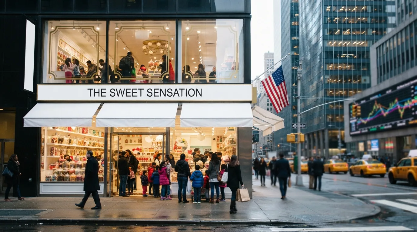 New York'ta Şekerci Patlaması: Düşük Tüketici Güvenine Rağmen Büyüme