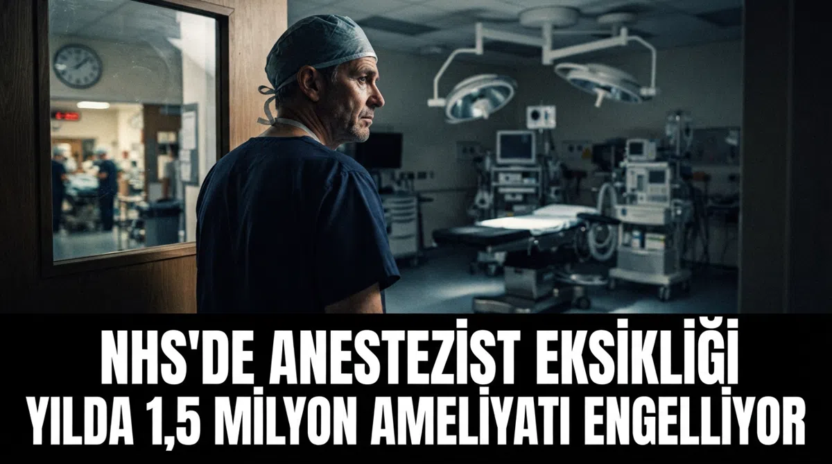 NHS'de anestezist eksikliği yılda 1,5 milyon ameliyatı engelliyor