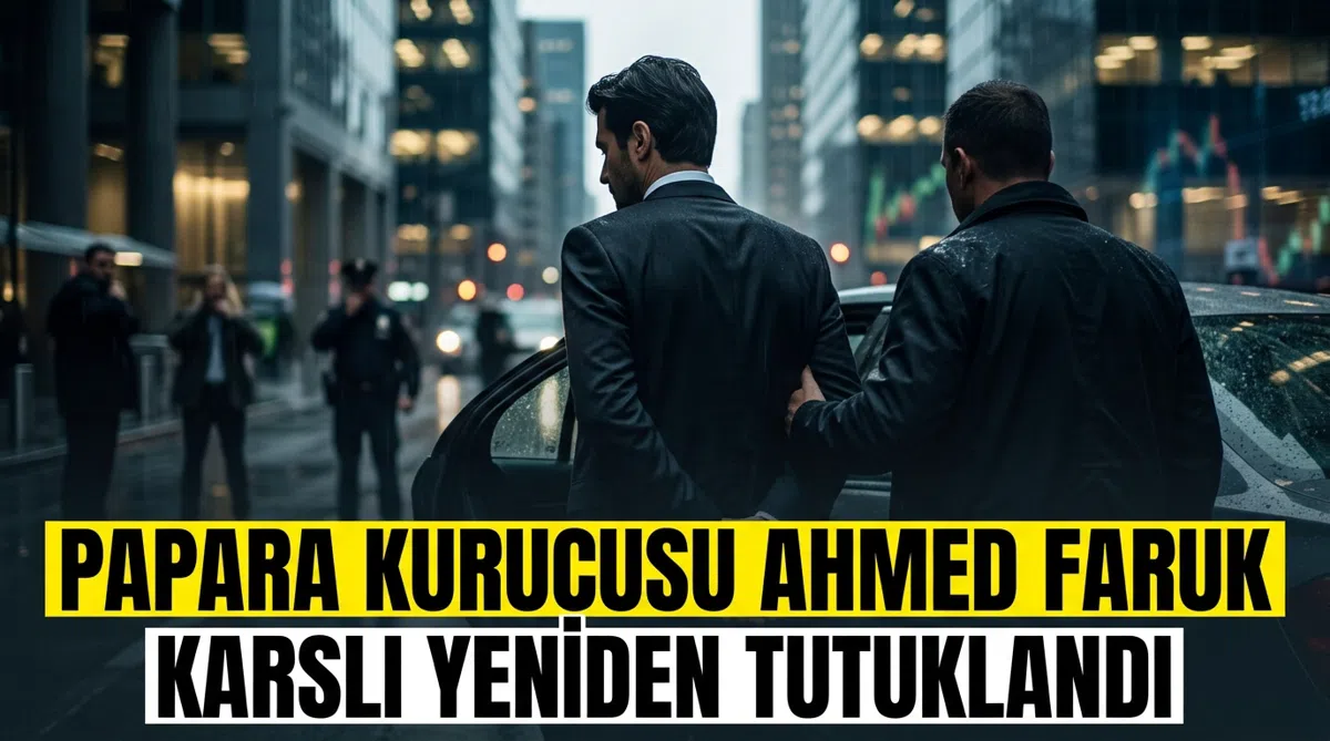 Papara kurucusu Ahmed Faruk Karslı yeniden tutuklandı