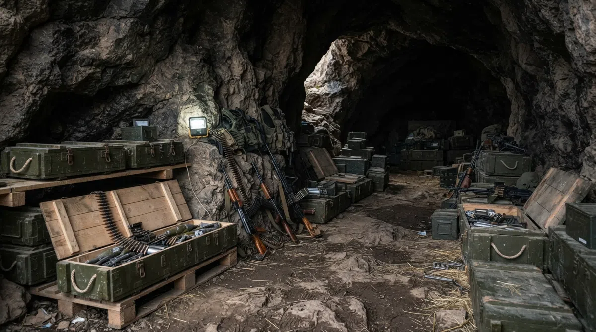 PKK’nın silah depoları Zagros mağaralarında