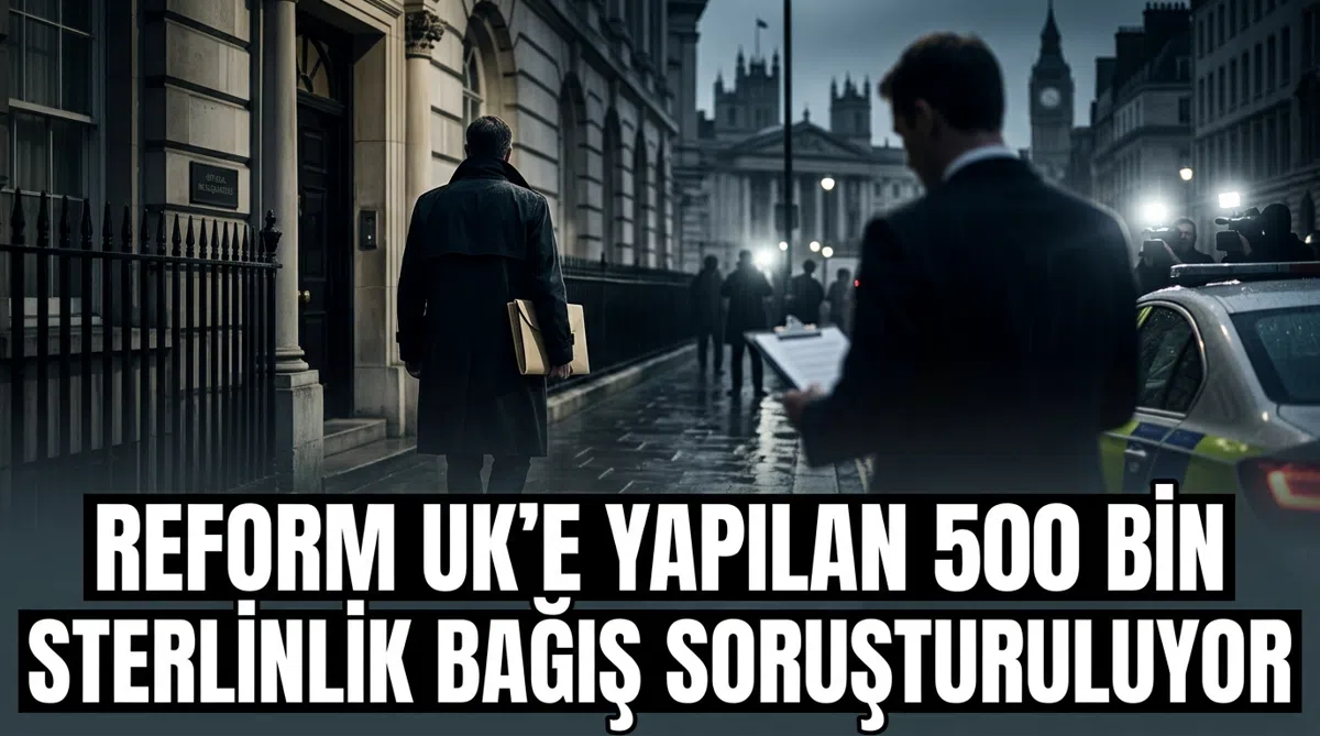 Reform UK'e Yapılan 500 Bin Sterlinlik Bağış Soruşturuluyor