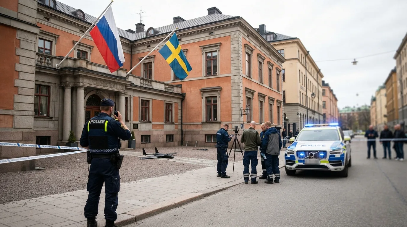 Rusya, Stockholm'deki Büyükelçiliğine İHA Saldırısı Düzenlendiğini Duyurdu