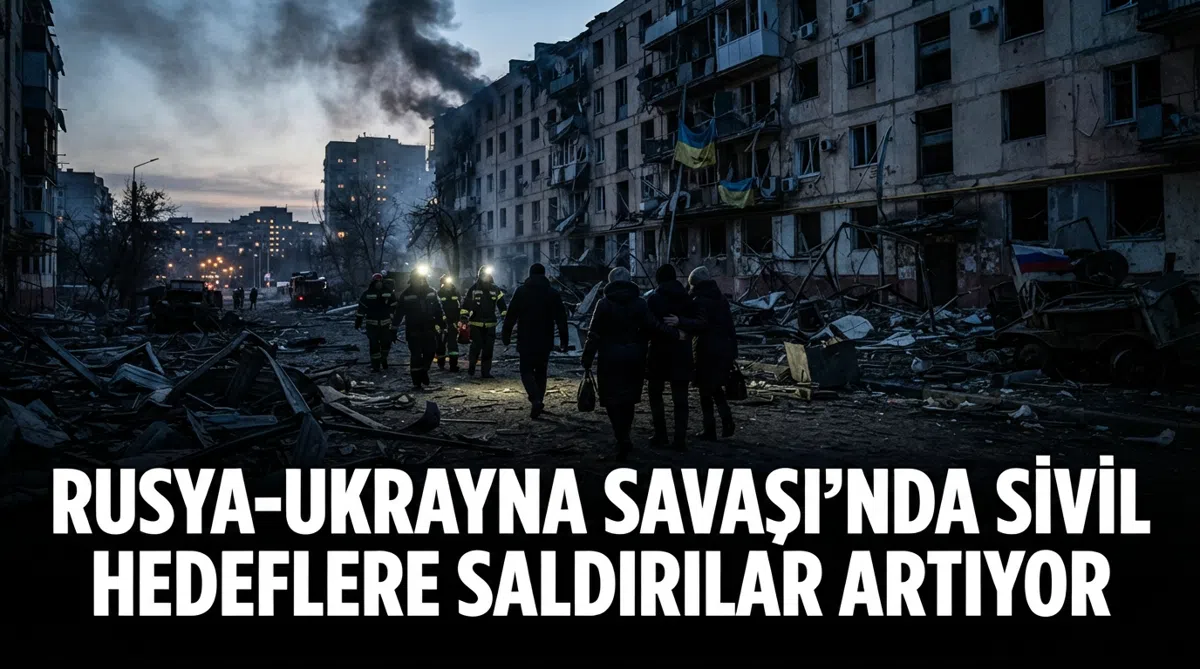 Rusya-Ukrayna Savaşı'nda Sivil Hedeflere Saldırılar Artıyor