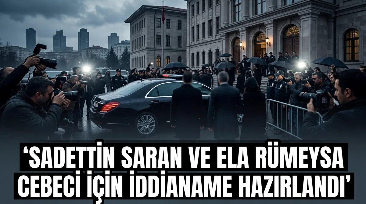 Sadettin Saran ve Ela Rümeysa Cebeci için iddianame hazırlandı