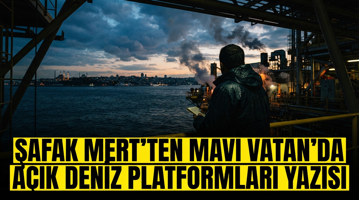 Şafak Mert'ten Mavi Vatan'da Açık Deniz Platformları Yazısı