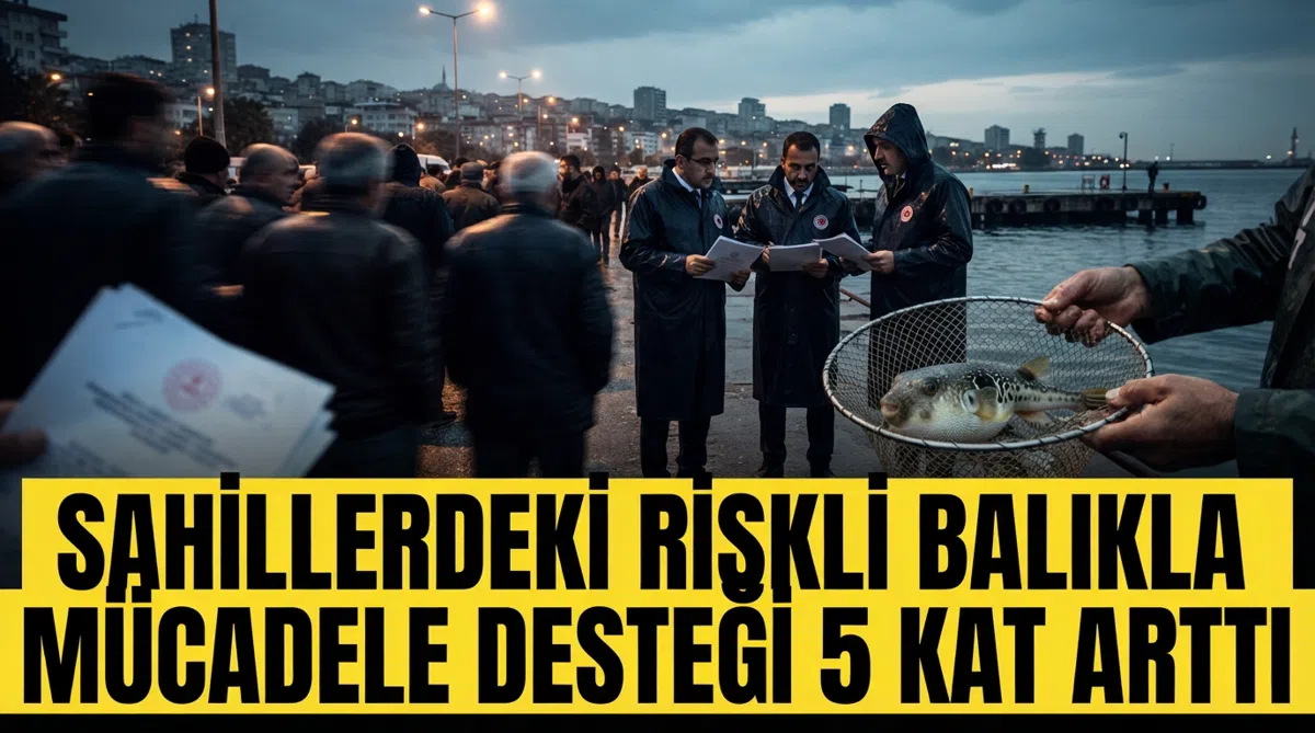 Sahillerdeki Riskli Balıkla Mücadele Desteği 5 Kat Arttı