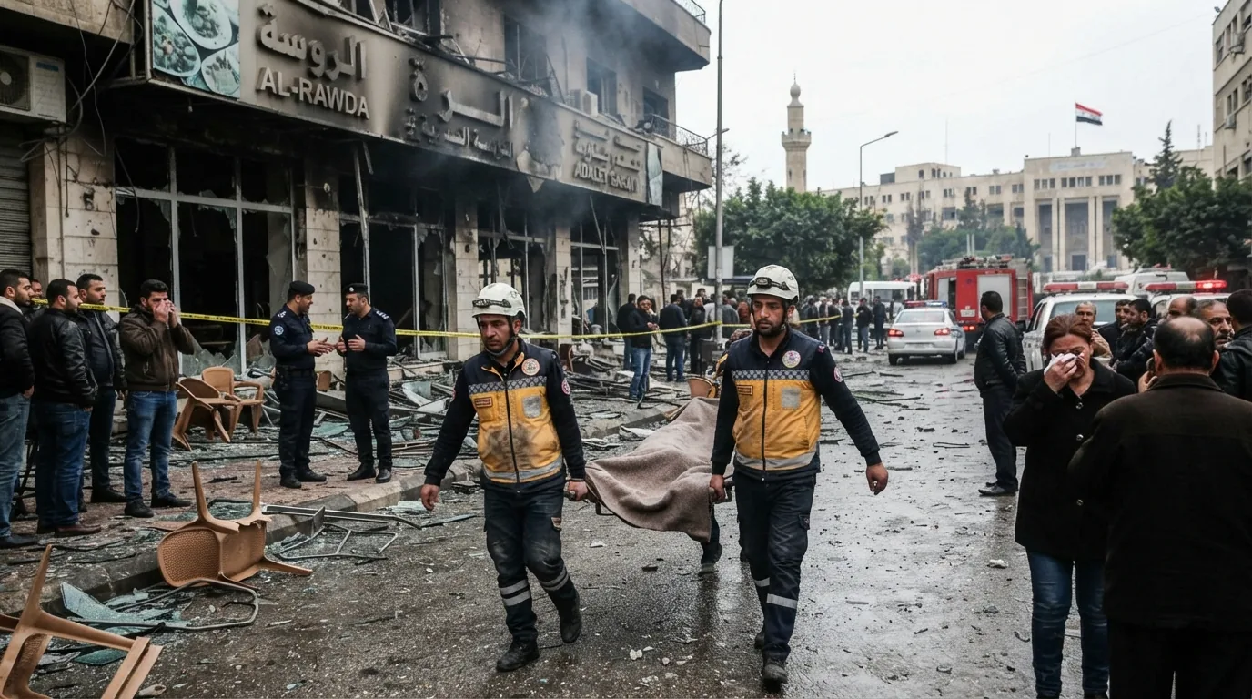 Şam'da Kafeye Bombalı Saldırı: Altı Kişi Hayatını Kaybetti