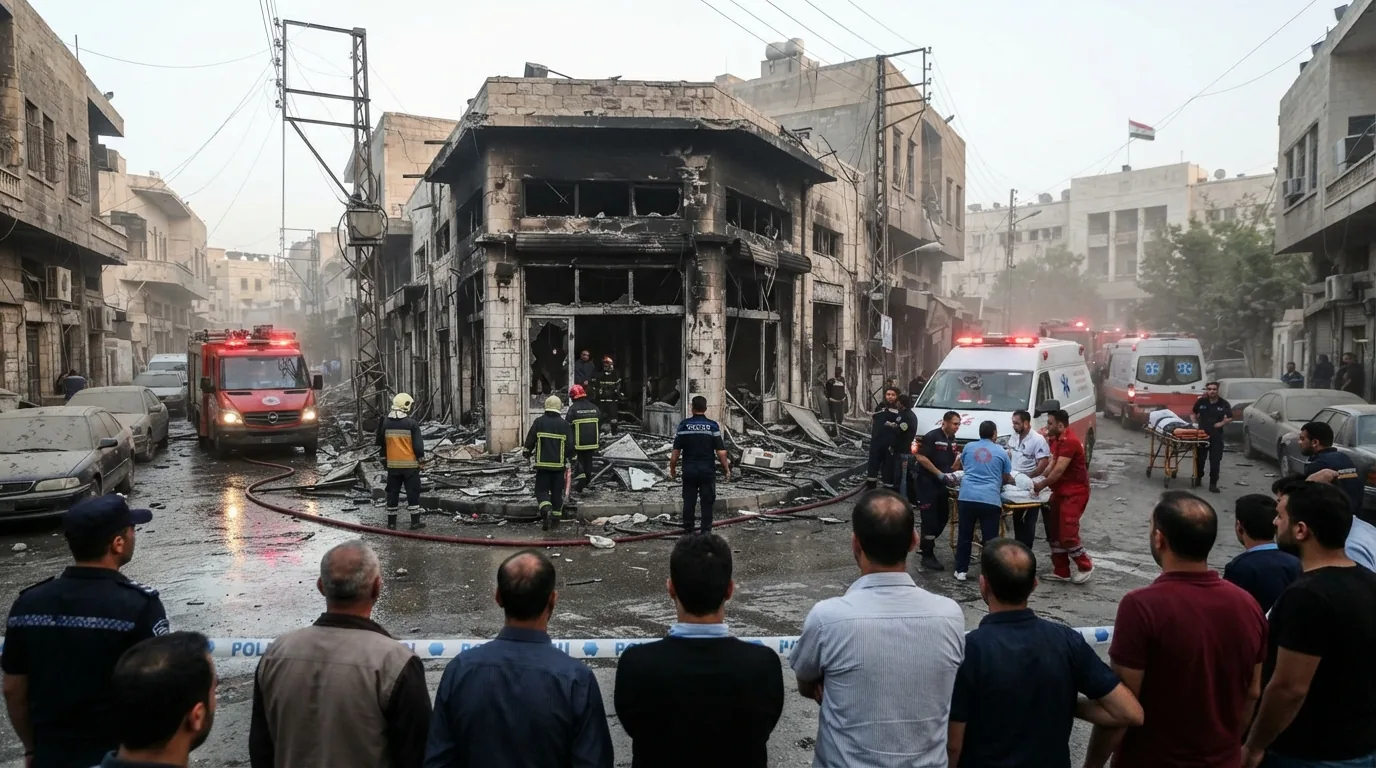 Şam'daki Kafede Patlama: 6 Ölü, 22 Yaralı