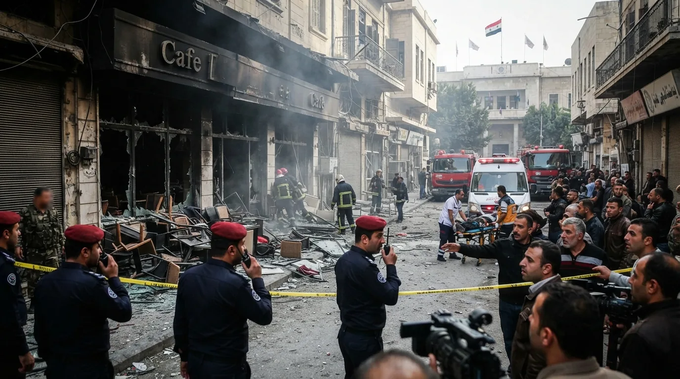 Şam'ın Merkezinde Kafeye Bombalı Saldırı: 6 Ölü, 22 Yaralı