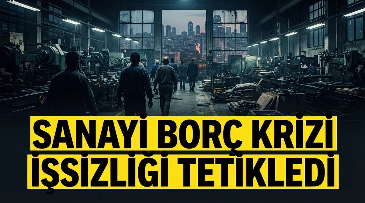 Sanayi borç krizi işsizliği tetikledi