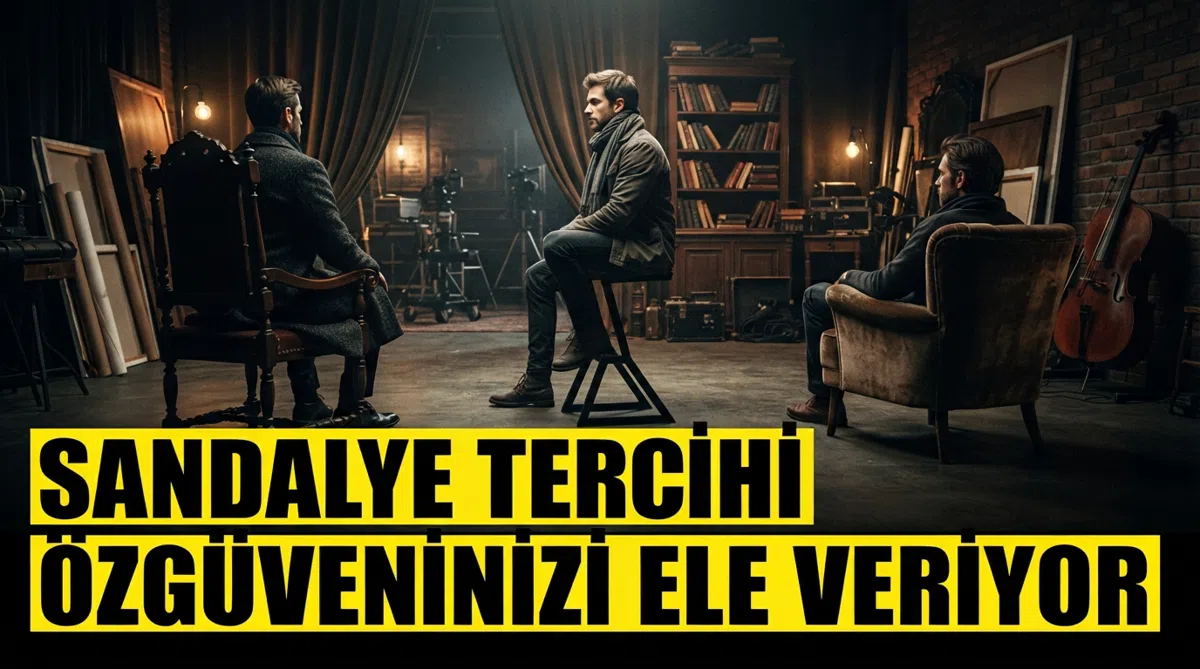 Sandalye tercihi özgüveninizi ele veriyor