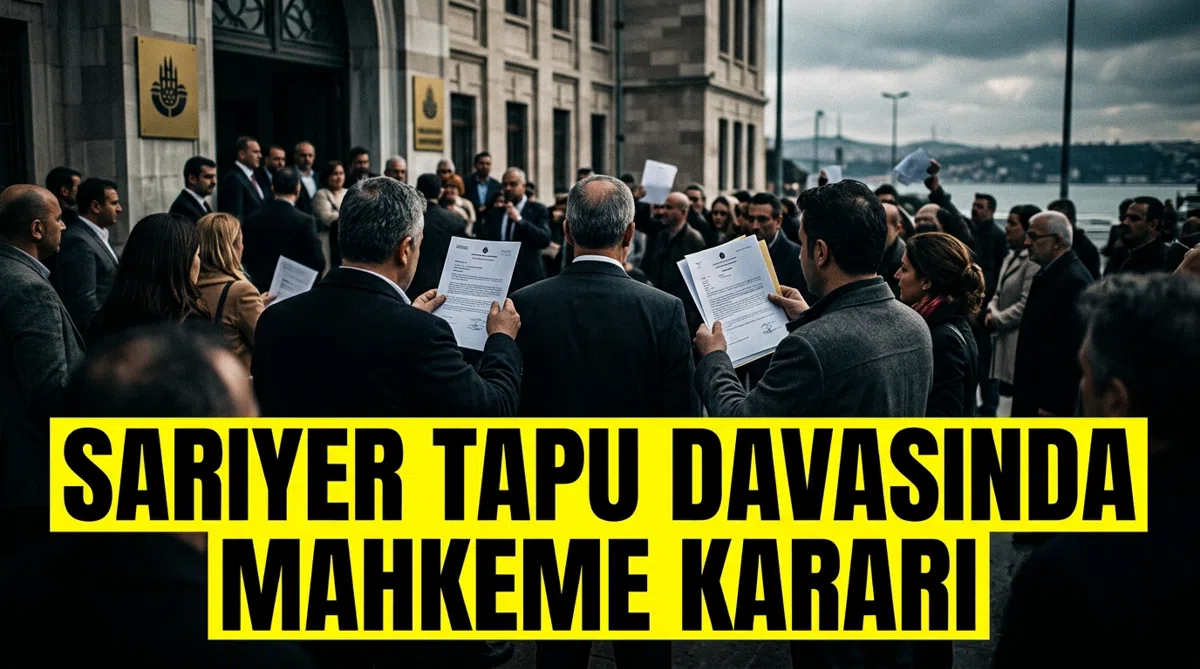 Sarıyer tapu davasında mahkeme kararı