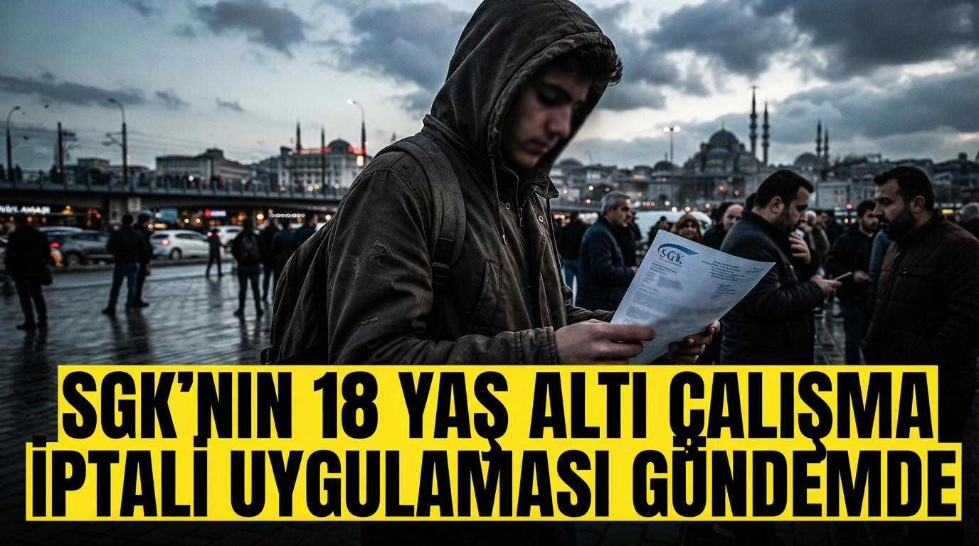 SGK'nın 18 Yaş Altı Çalışma İptali Uygulaması Gündemde