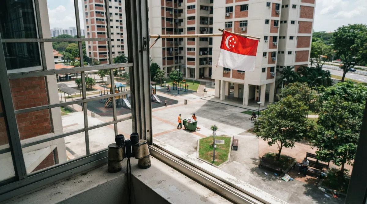 Singapur'da emekli adam komşuların kabusu oldu