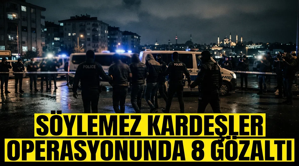 Söylemez Kardeşler operasyonunda 8 gözaltı