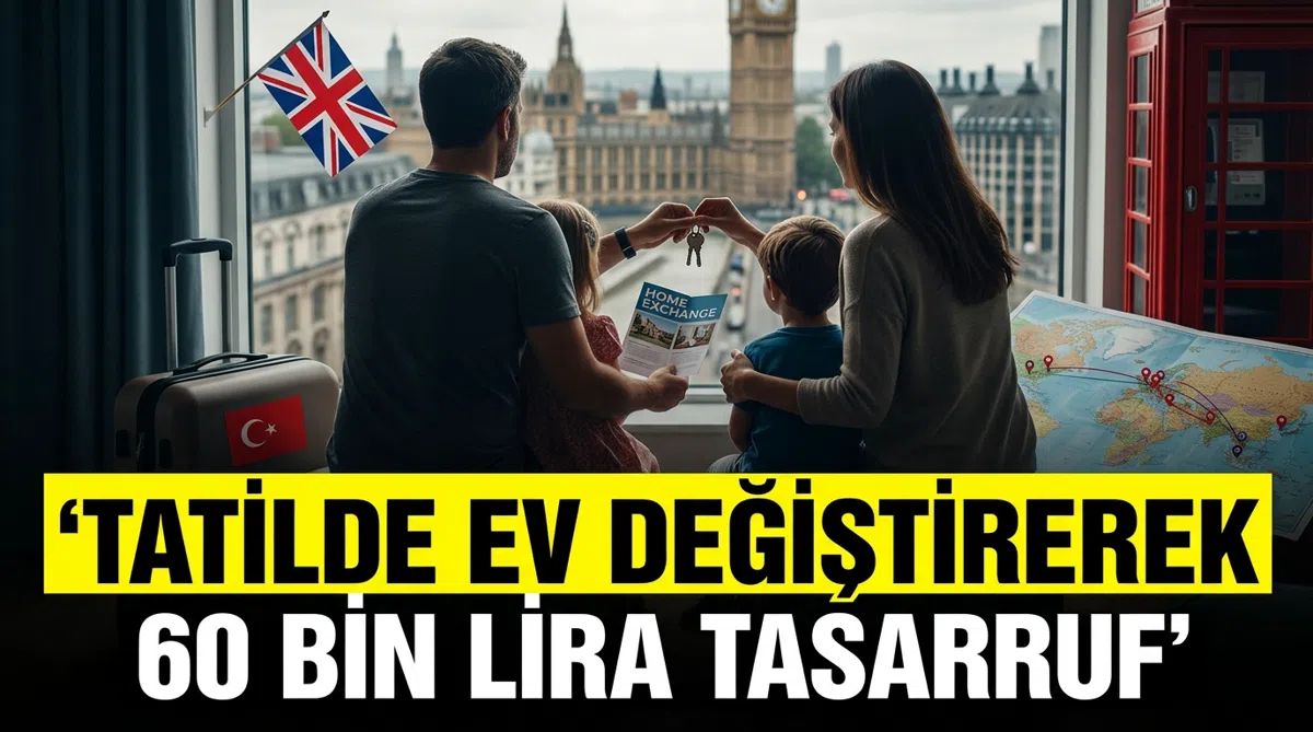 Tatilde ev değiştirerek 60 bin lira tasarruf