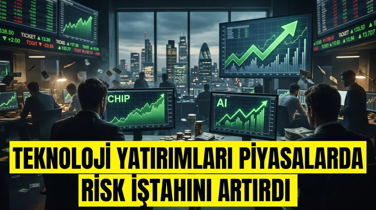 Teknoloji yatırımları piyasalarda risk iştahını artırdı