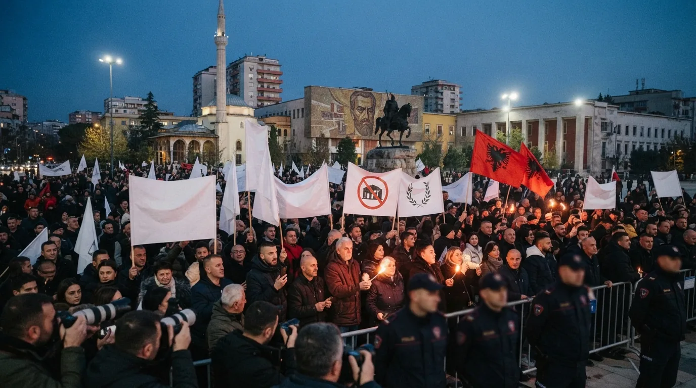 Tiran'da Turizm Projesi Karşıtı Protestolar Bir Ayı Geride Bıraktı
