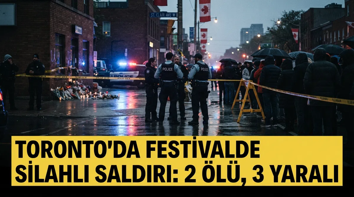 Toronto'da festivalde silahlı saldırı: 2 ölü, 3 yaralı