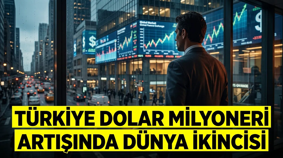 Türkiye dolar milyoneri artışında dünya ikincisi