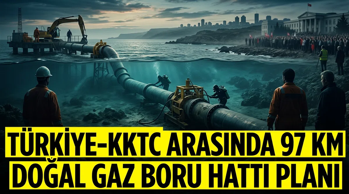 Türkiye-KKTC arasında 97 km doğal gaz boru hattı planı