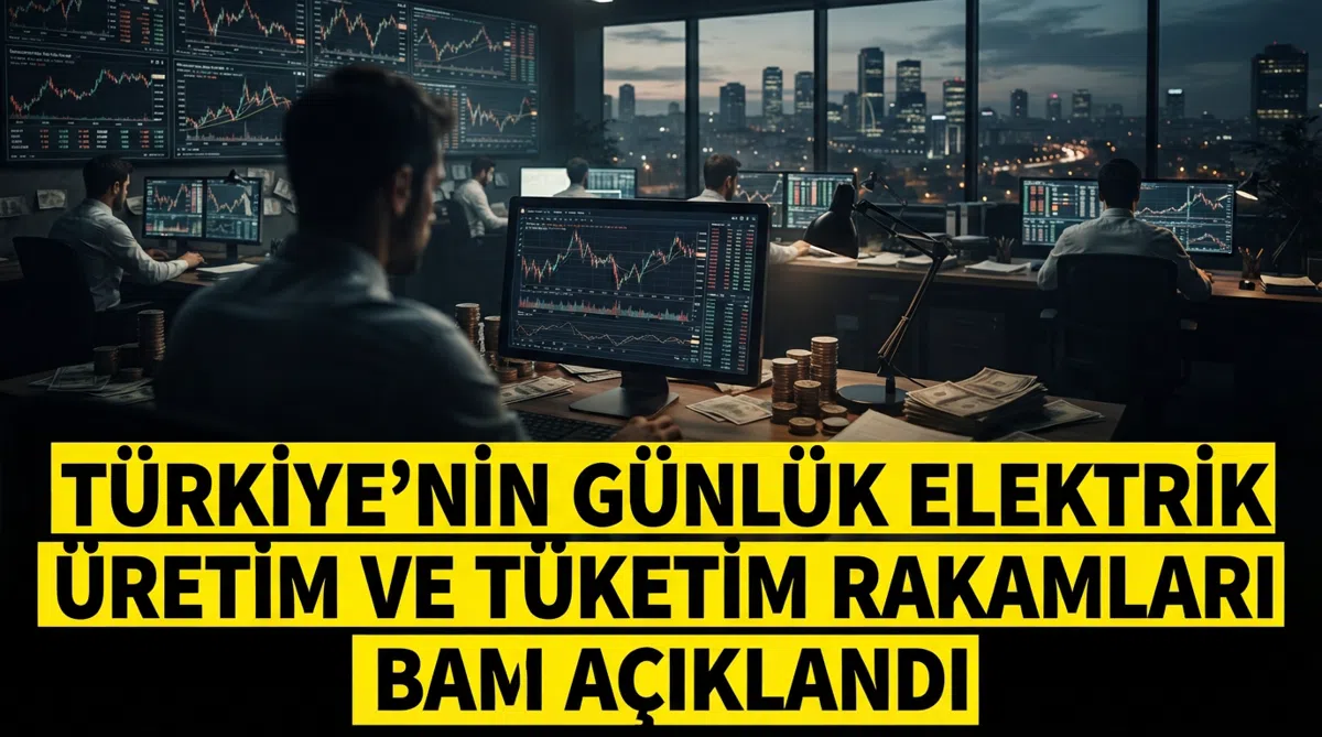 Türkiye'nin Günlük Elektrik Üretim ve Tüketim Rakamları Açıklandı