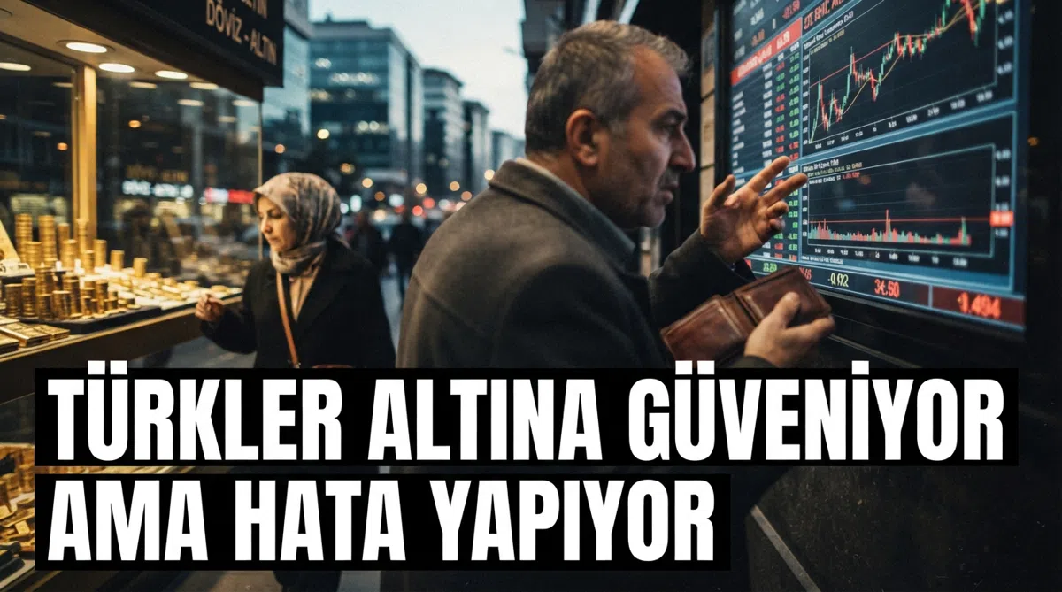 Türkler altına güveniyor ama hata yapıyor