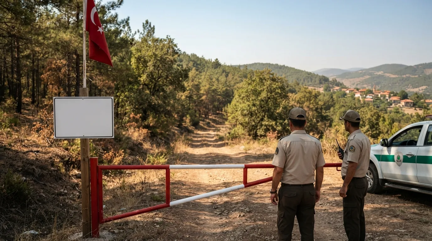 Üç İlde Ormanlara Giriş Yasaklandı: Yangın Riski Gerekçe Gösterildi