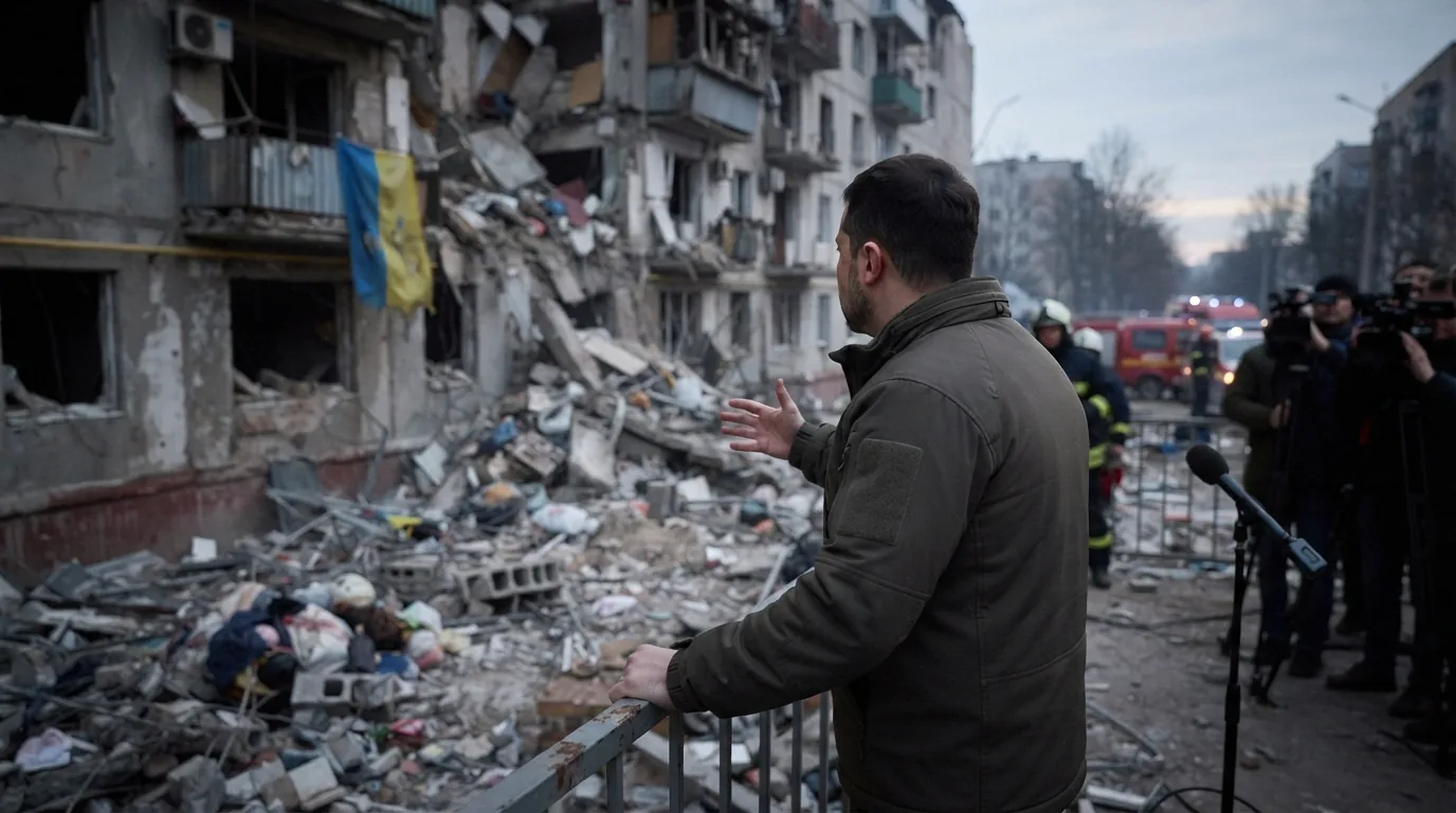 Ukrayna'dan Kiev Saldırısına Misilleme Sözü: Zelenski Kararlı Konuştu