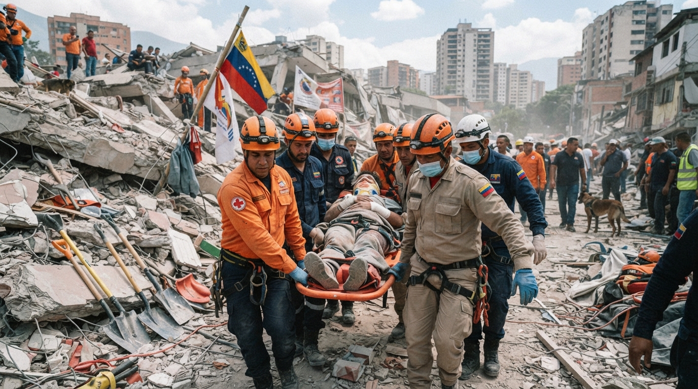 Venezuela Depremi: 8. Günde Bir Kişi Enkazdan Kurtarıldı