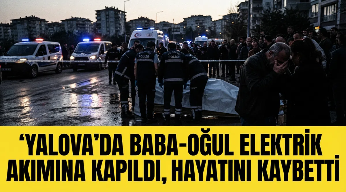 Yalova'da baba-oğul elektrik akımına kapıldı, hayatını kaybetti