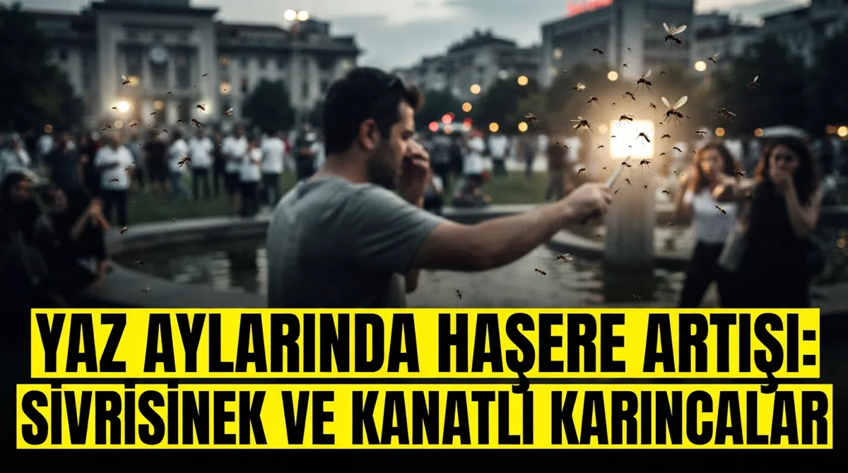 Yaz Aylarında Haşere Artışı: Sivrisinek ve Kanatlı Karıncalar