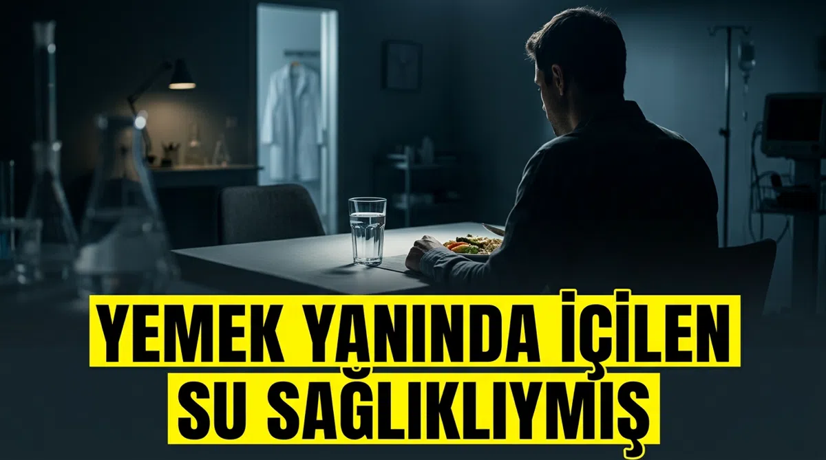 Yemek yanında içilen su sağlıklıymış